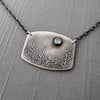Sterling Silver and Rainbow Moonstone Prairie Necklace