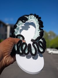 Image 3 of Arctic Ice Elegance – Hand-Crocheted Flip-Flops (White Base, Sizes 5–10)