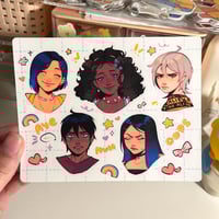 Image 2 of Besties Sticker Sheet