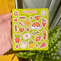 Image 2 of Green Sticker Sheet