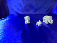 Image 7 of Small Handmade Elephant Family Ceramic Sculpture  Figurine 