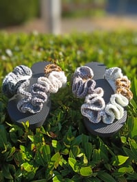 Image 1 of Golden Roots – Crocheted Eagle Gold Flip-Flops (Black Base, Sizes 5–10)