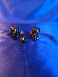 Image 11 of Small Handmade Elephant Family Ceramic Sculpture  Figurine 