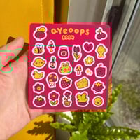 Image 2 of Red Sticker Sheet