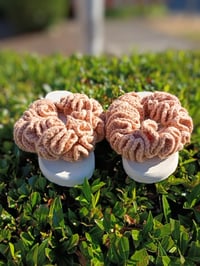Image 3 of Caramel Calm – Hand-Crocheted Flip-Flops 