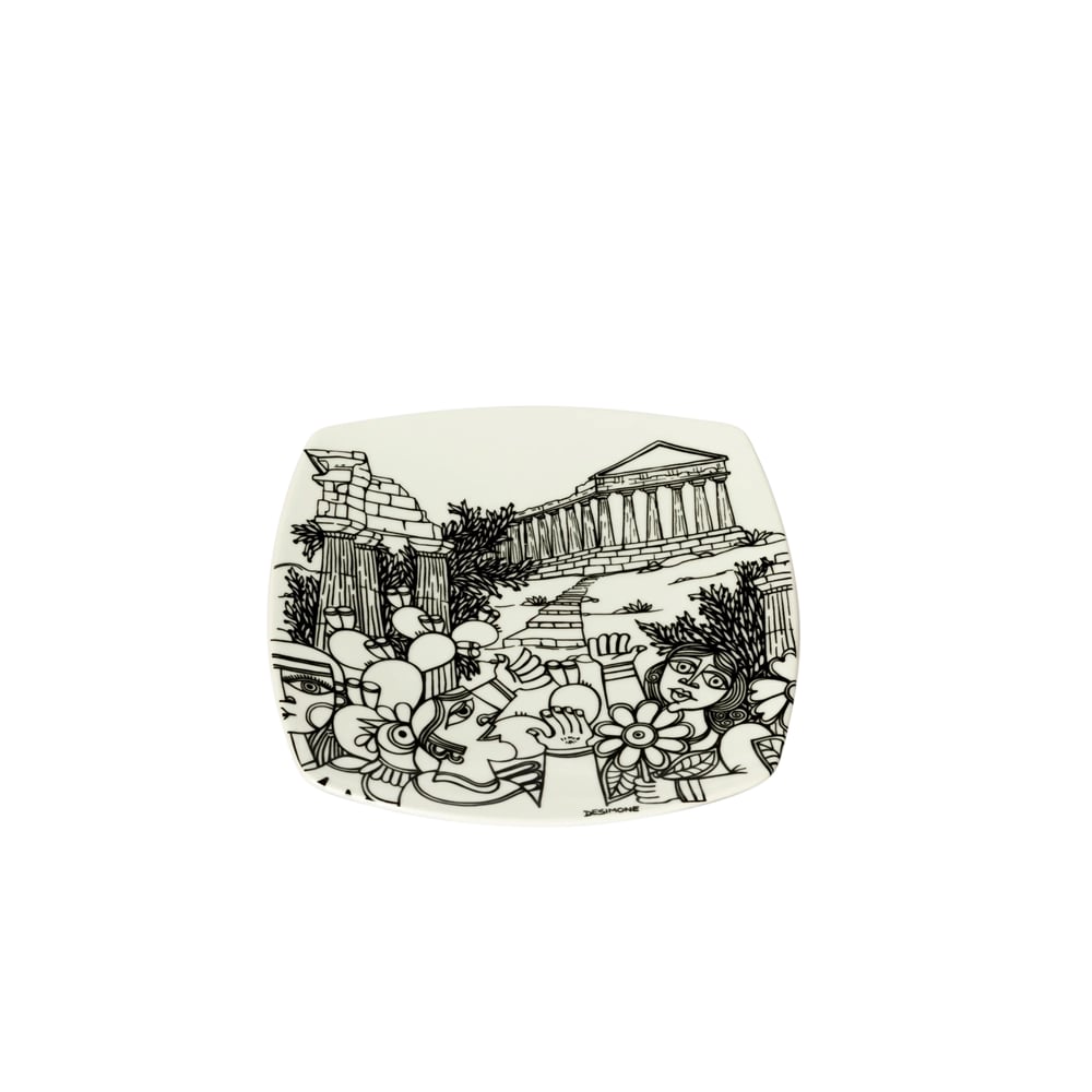 Squared Plate - Italian Ceramic
