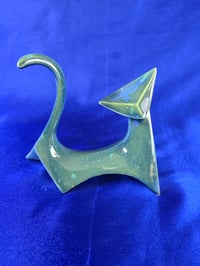 Image 14 of Modern Jazzy Ceramic Cat Handmade Cat Figurine