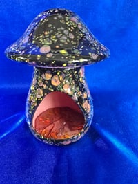Image 7 of Handmade vintage Mushroom Garden Ceramic Tealight Holder