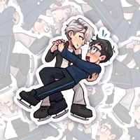 BL Ice Skating Sticker