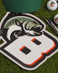 Image 2 of XXL B-LOGO VINYL STICKER