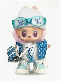 Image 1 of LABUBU Clothes LV Blue Chic Explorer