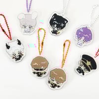 Image 1 of love and deepspace myth acrylic keychains