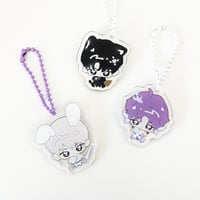 Image 2 of love and deepspace myth acrylic keychains