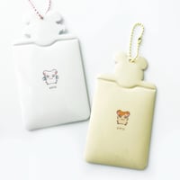 Image 2 of hamtaro and bijou pvc photocard holders