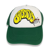 Studios Gremlin Foam Trucker Hat - Forest Green/Yellow