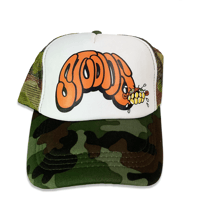 Studios Gremlin Foam Trucker Hat - Camo/Orange