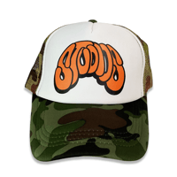 Studios Foam Trucker Hat = Camo/Orange