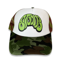 Studios Foam Trucker Hat - Camo/Lime