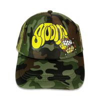 Studios Gremlin Foam Trucker Hat - Full Camo/Yellow