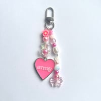 Image 3 of Army Heart Keychain