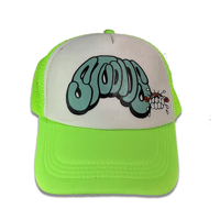 Studios Gremlin Foam Trucker Hat - Volt/Teal