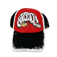 Studios Gremlin Foam Trucker Hat - Black Red/ While