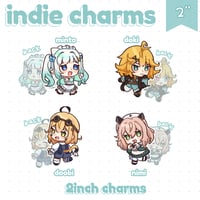Image 1 of ꒰ indie ꒱ Vtuber charms