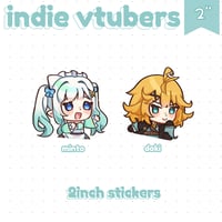 Image 1 of ꒰ indie꒱ Vtuber stickers