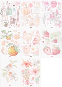 Image 2 of watercolor comfort prints