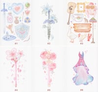 Image 2 of watercolor fanart prints
