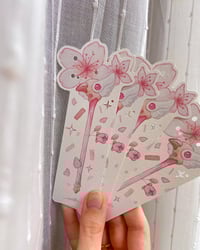 Image 1 of sakura wand - bookmark