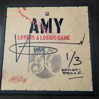 Image 6 of AMY WINEHOUSE - LOVE IS A LOSING GAME - supplied FRAMED, ready to hang