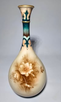 Image 7 of James Hadley Pair Teardrop Vases