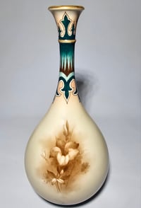 Image 8 of James Hadley Pair Teardrop Vases