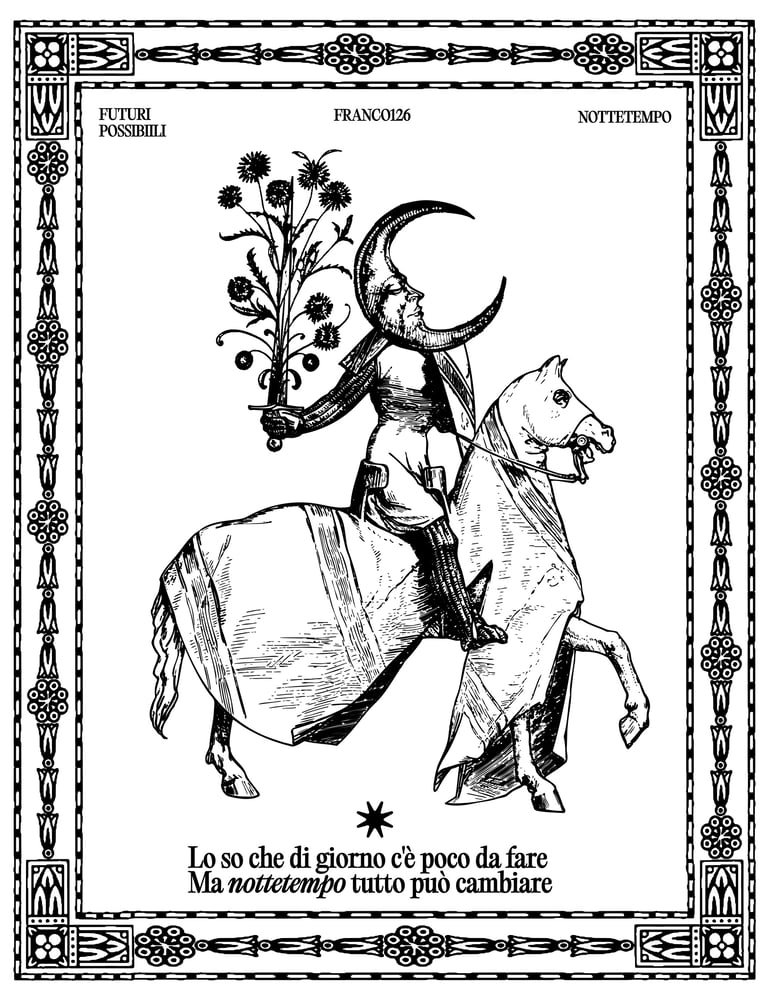 Image of Franco126: T-shirt bianca NOTTETEMPO