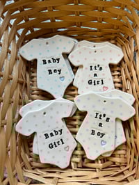 Image 1 of New Baby Vest Decoration