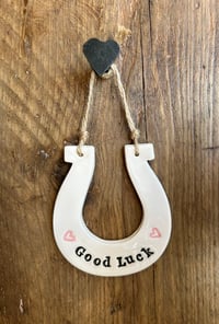 Image 2 of Wedding 'Good Luck' Big Horseshoe decoration