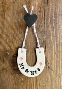 Image 3 of Small Wedding Horseshoe decoration