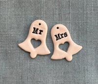 Image 3 of Mr and Mrs Wedding Bells Tags
