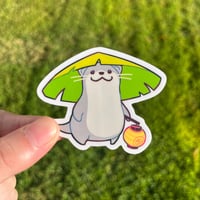 Image 2 of Odder Otter Sticker