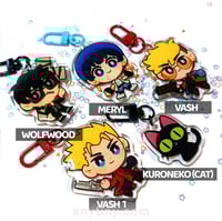 Image 2 of Trigun Stampede, Vash the Stampede Keychain!