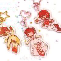 Image 1 of Card Captor Sakura with Holo Star, keychains