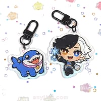 Image 1 of Marvel Rivals Keychains! Luna Snow and Jeff, all characters coming soon!