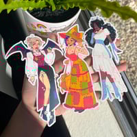 Image 1 of Tall Halloween Stickers