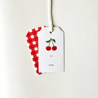 Cherry Gift & Wine Tags