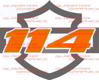 Image 2 of Tony's Custom 114 Saddlebag Graphics