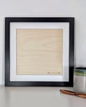 Look for the positives - Engraved Wooden Affirmations