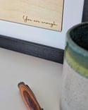 Look for the positives - Engraved Wooden Affirmations