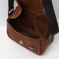 Image 6 of Point and Shoot in vintage brown with very dark brown strap