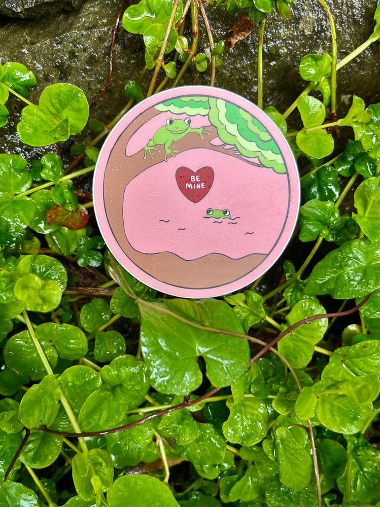 Image of Froggy Be Mine Sticker